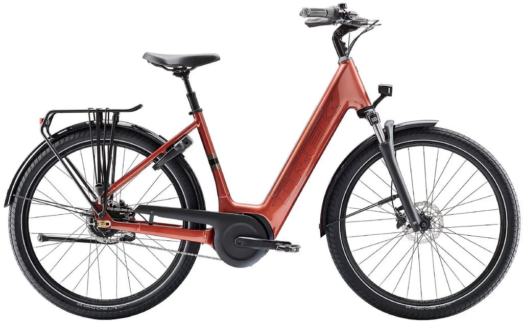 Trek District+ 4 Coaster Lowstep - 545 Wh - 2026 - 27,5 Zoll - Tiefeinsteiger